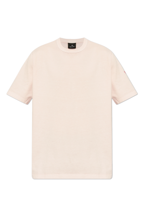 Różowy T-shirt z logo Stone Island - Vitkac Polska